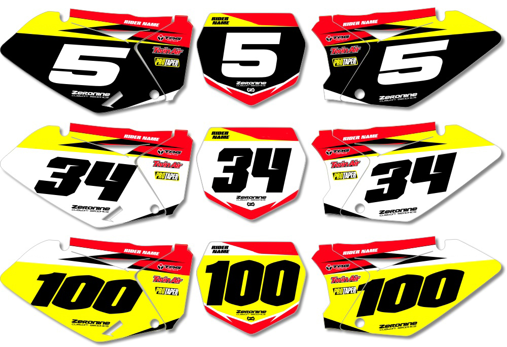 custom motocross mx dirt bike sponsor decals stickers kits wraps sponsors for torchy's in regina saskatchewan canada